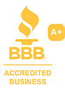 BBB A+ rated roofing company
