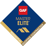 GAF Master Elite certified roofing contractor