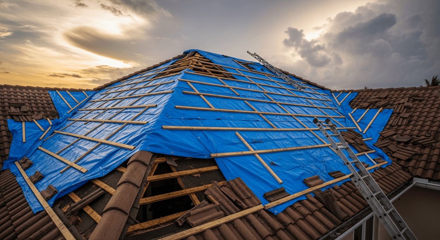 Roof Tarping in Miami: Emergency Tarping Services, Costs, and What to Expect