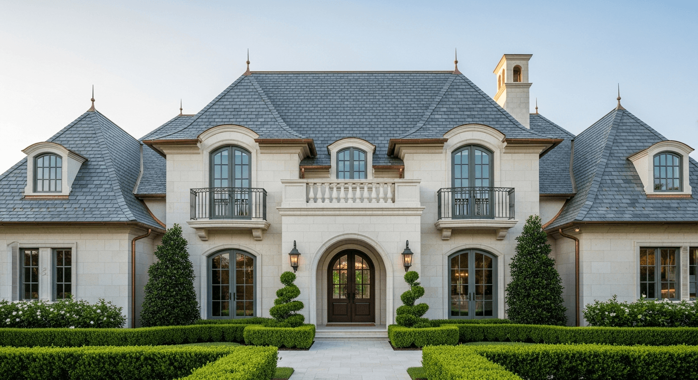 Pinecrest French Provincial — Natural Slate - Residential Roofing roofing project in Pinecrest, FL