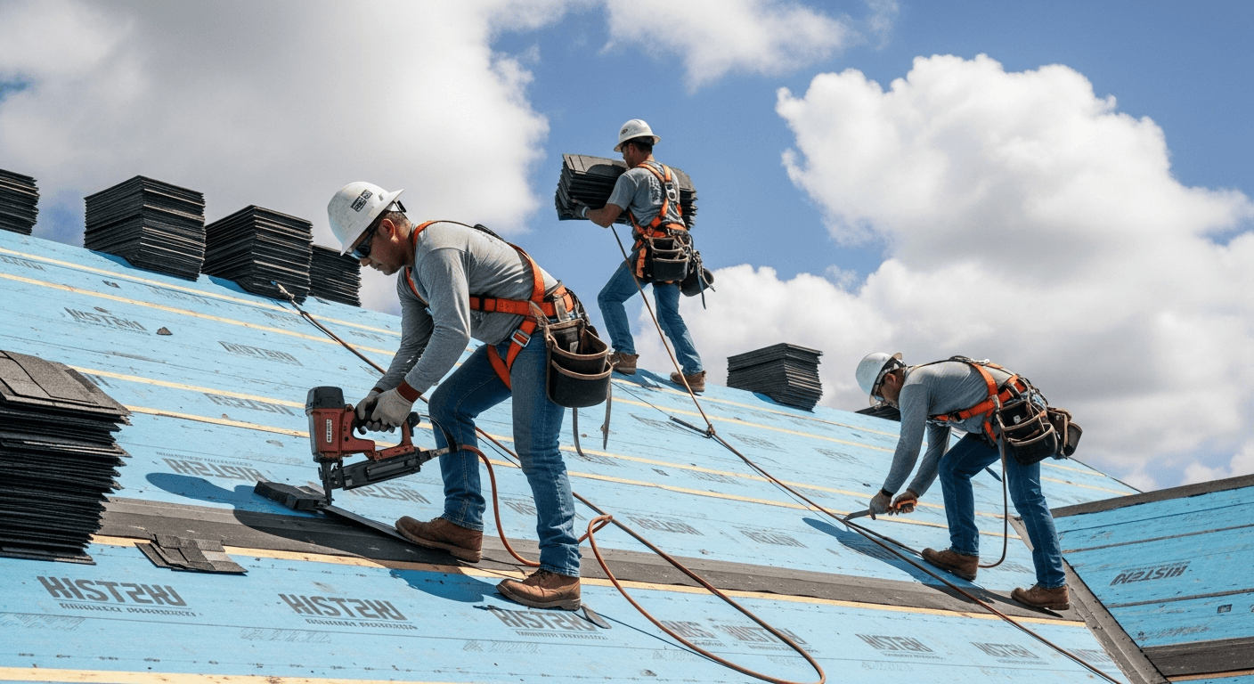 Pembroke Pines — Impact Shingle Crew Installation - Shingle Roofing roofing project in Pembroke Pines, FL