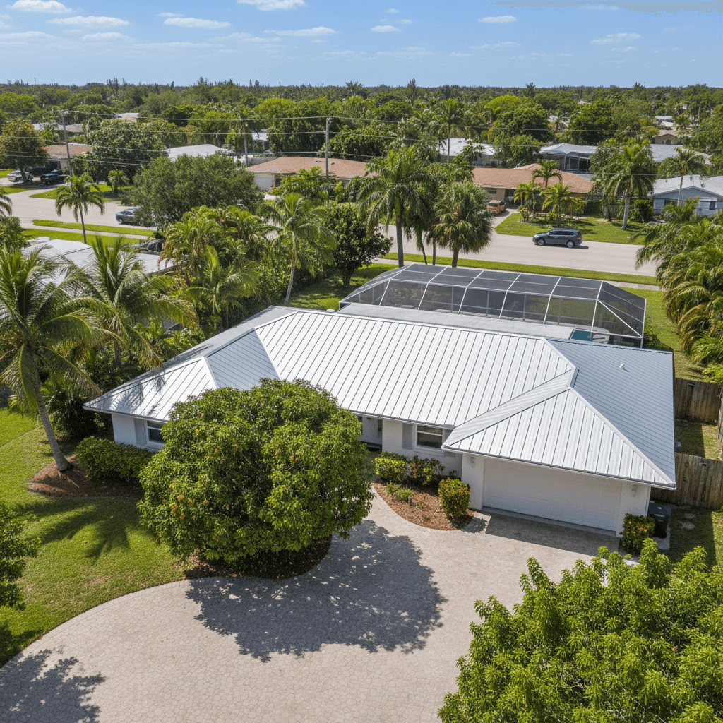 Standing seam metal re-roof — Kendall