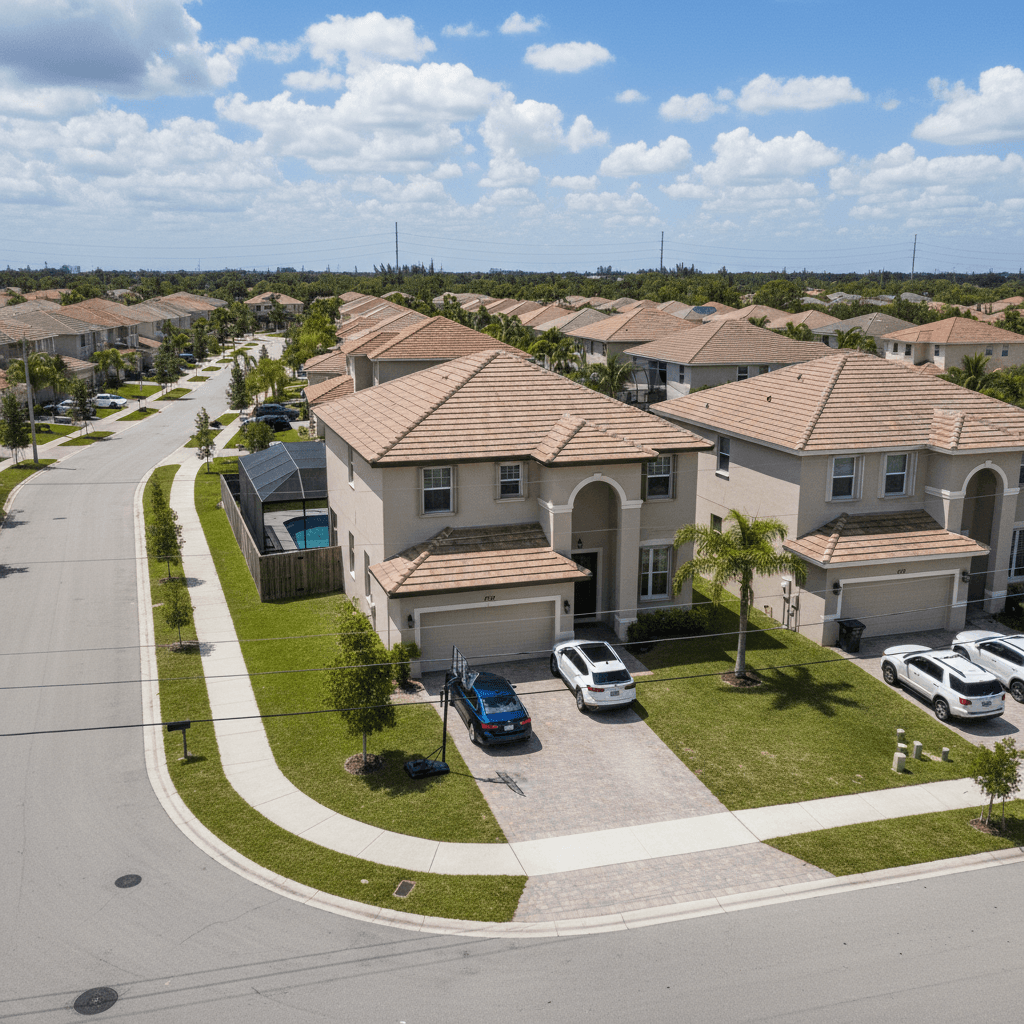 Eagle concrete tile re-roof — Miami Lakes