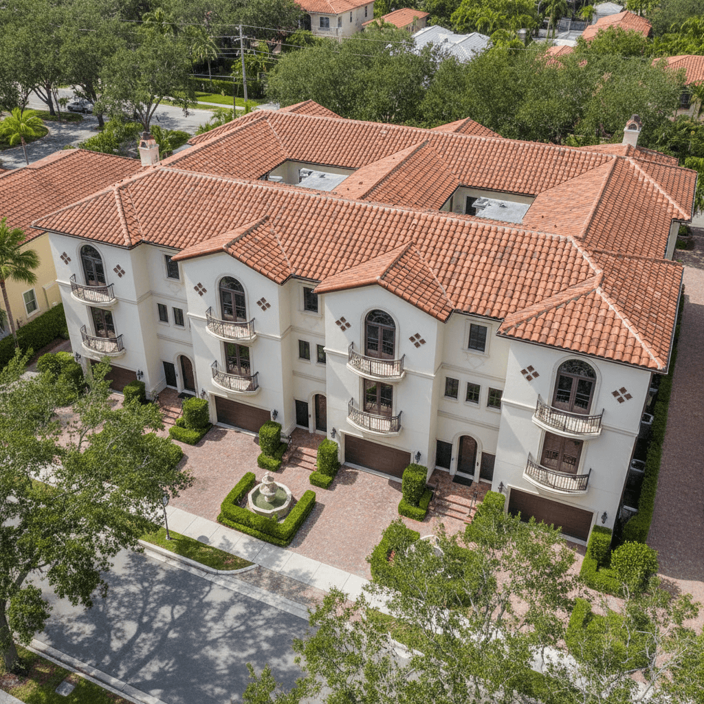 Completed roofing project