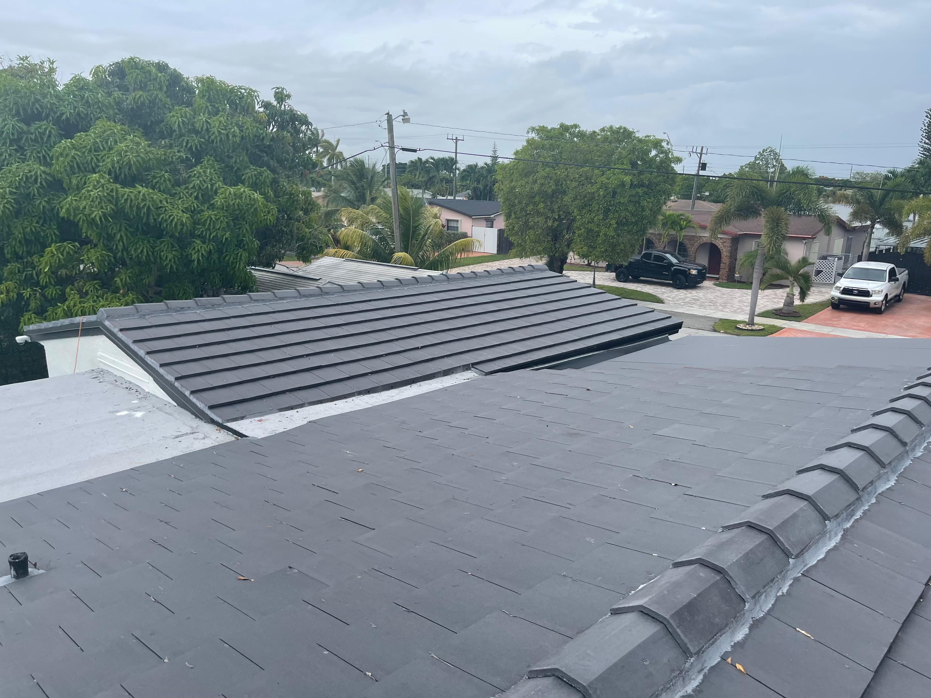 Roof repair detail — professional assessment